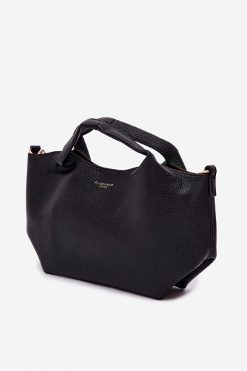 Tasche aus Kunstleder in schwarzer Farbe Corisse 2