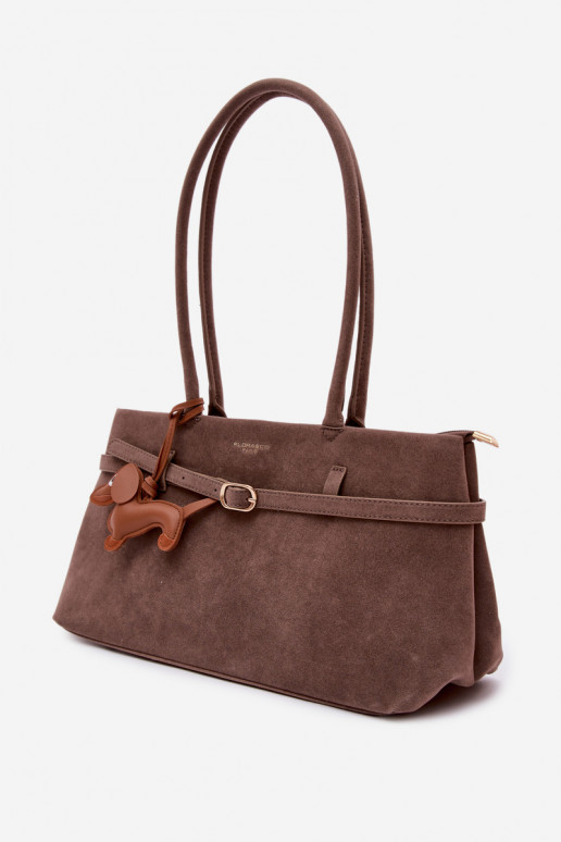 HandheldImitacji aus INildlederu ZaZuieszka Jamnik DunkelBeige Noellea