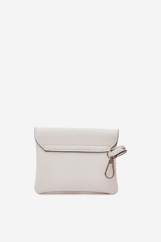 Portmonetka Feminin aus Öko-Leder elfenbeinfarbe Calienne