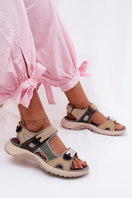 Damensandalen Feminin IN SportoZuym Stylu graue Farbe Morenia