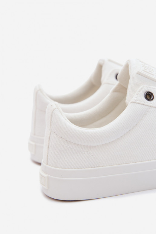 Herren niedrige Freizeitschuhe weiße Farbe