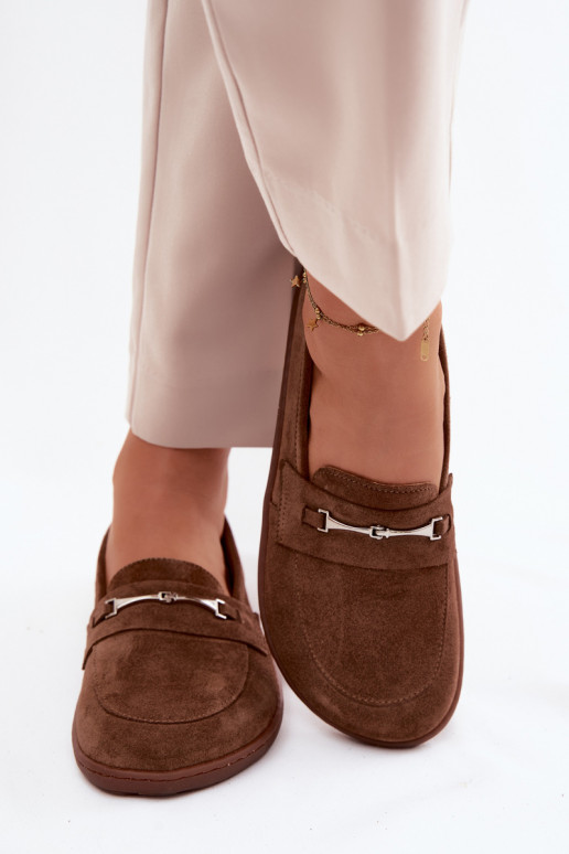 Mokassins Barefoot aus INildleder Zazoo 322 braune Farbe