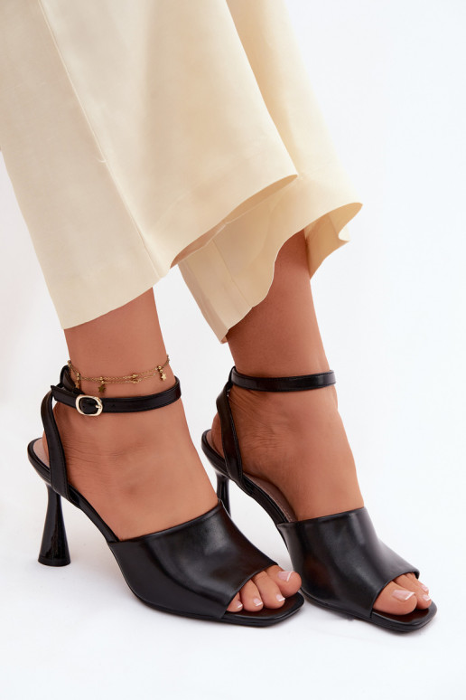 Schwarze Damen-High Heels Vinceza 62297