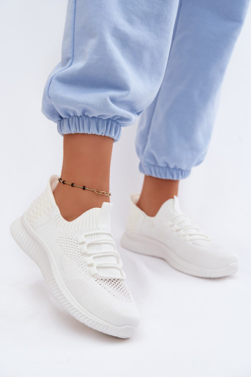 Weiße Slipper-Sneaker Olive
