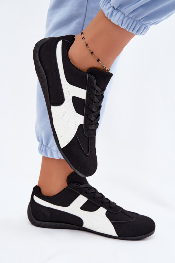 Schwarze Sneaker für Damen Tai