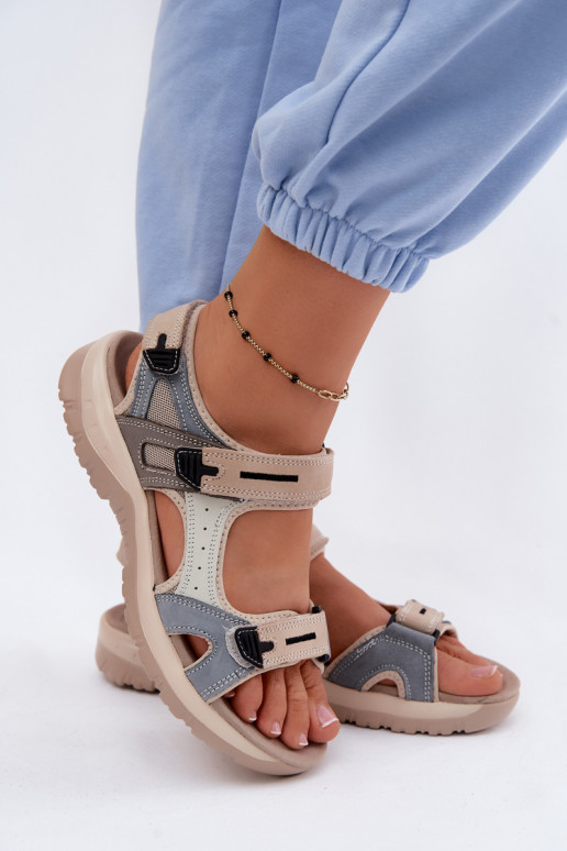 Damen Sport Sandalen McKeylor 95414 sand-blau