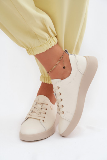 Haut Schuhe Feminin Vinceza 41508 elfenbeinfarbe 2