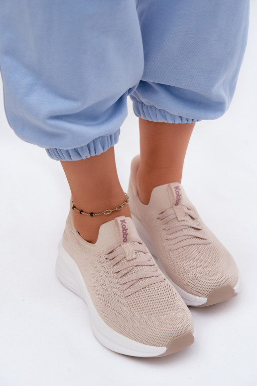  Turnschuhe Sneakers Stilvollllschuhe Feminin Ein überzeugendes Stilvollll Kobbo 102425 Beige