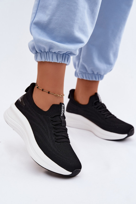  Turnschuhe Sneakers Stilvollllschuhe Feminin Ein überzeugendes Stilvollll Kobbo 102425 schZuarze Farbe