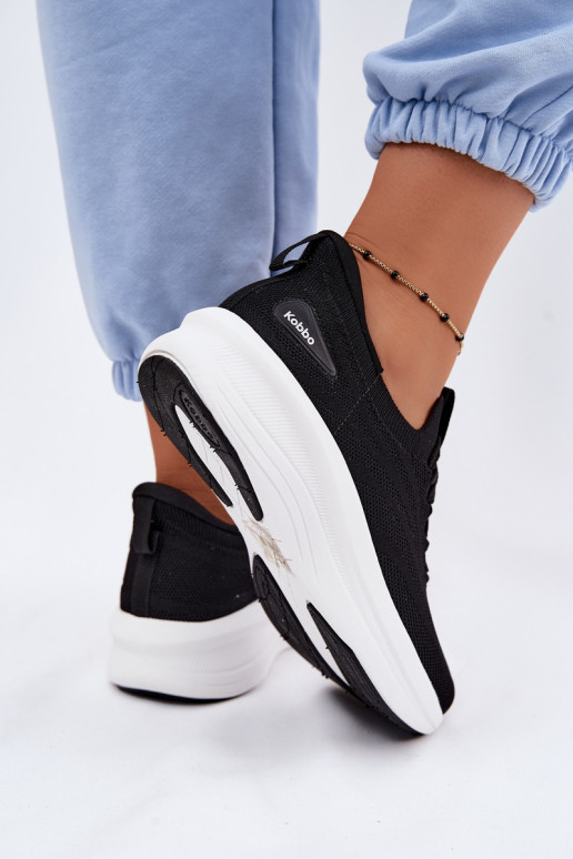  Turnschuhe Sneakers Stilvollllschuhe Feminin Ein überzeugendes Stilvollll Kobbo 102425 schZuarze Farbe