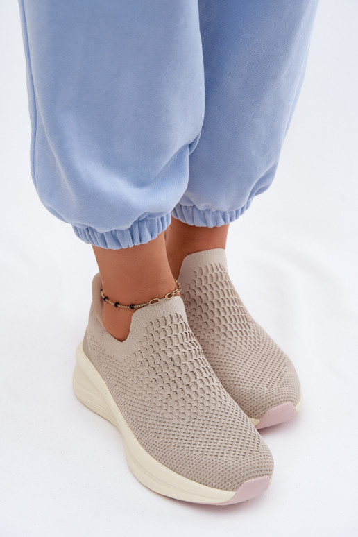 Ein überzeugendes Stilvollll Sneakers Stilvollllschuhe Feminin  Kobbo 102424 Beige