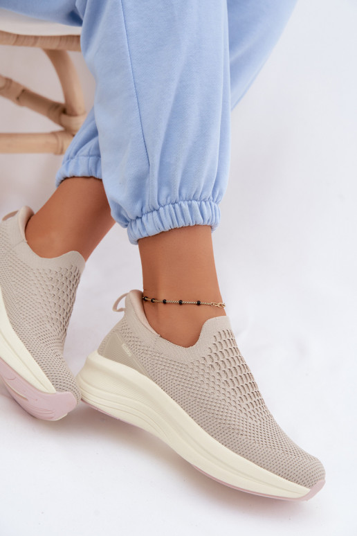 Ein überzeugendes Stilvollll Sneakers Stilvollllschuhe Feminin  Kobbo 102424 Beige