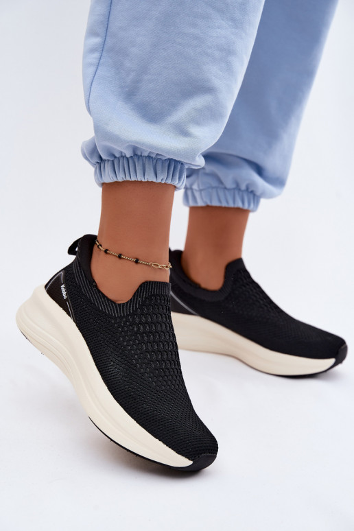 Ein überzeugendes Stilvollll Sneakers Stilvollllschuhe Feminin  Kobbo 102424 schZuarze Farbe