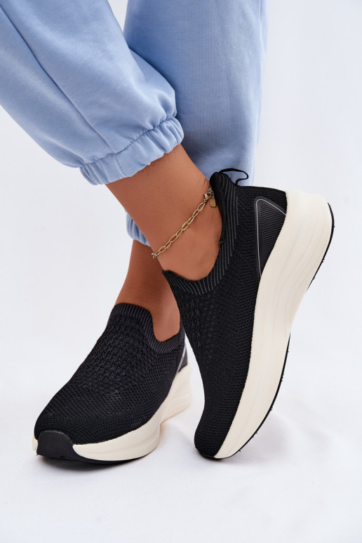 Slip-On Sport Schuhe Kobbo 102424 schwarz