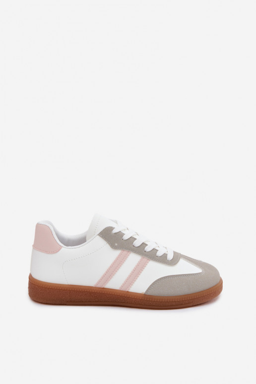 Weiß-rosa Sneakers Seabell