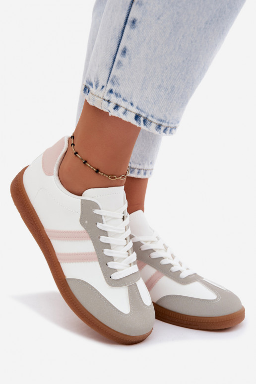 Weiß-rosa Sneakers Seabell