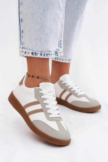 Weiß-beige Sneakers Seabell