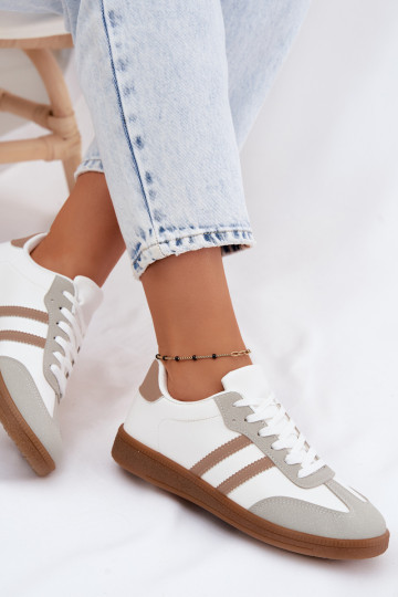 Weiß-beige Sneakers Seabell 2