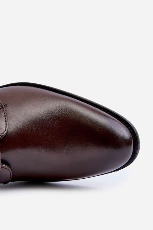 für Männer Eleganter Stil Schuhe braune Farbe Jenavee