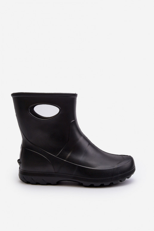 Damen wasserdichte Gummistiefel schwarz LEMIGO GARDEN 752