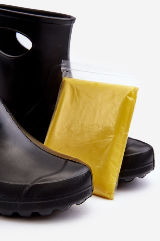 Gummistiefel Feminin INodoszczelne LEMIGO GARDEN 752 schZuarze Farbe