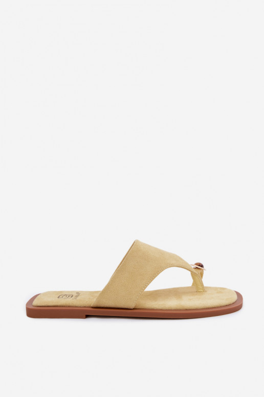 gleichschenklig Hausschuhe Hausschuhe Feminin Mit Dekorationen Detalem gelbe Farbe Fedira