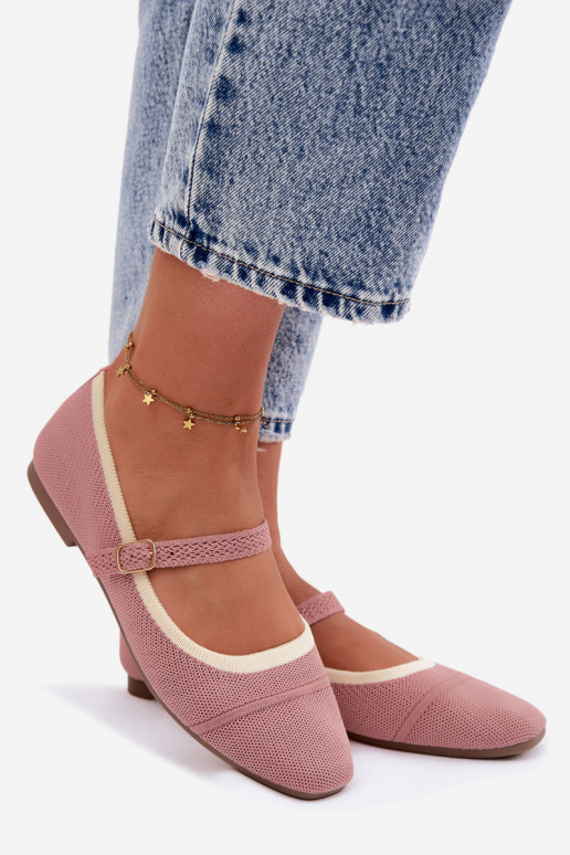 gleichschenklig BallerinasNetzgo Es mussterialu pinke Farbe Zelisa