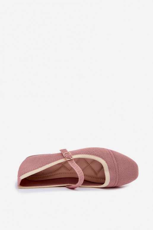 Ballerinas aus Netzmaterial rosa Zelisa