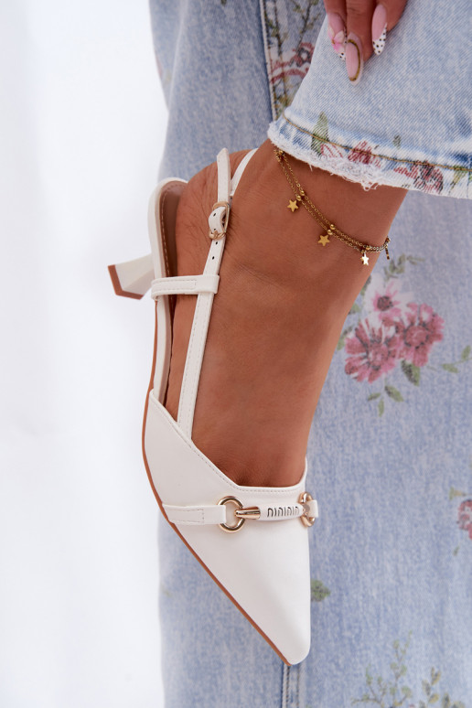 Damensandalen mit Absätzen Ze Szpiczastymi Noskami Zueiße Farbe Felessa