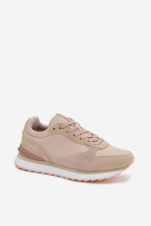Sandfarbene Damen-Sneaker aus Wildleder McArthur MA2512IN