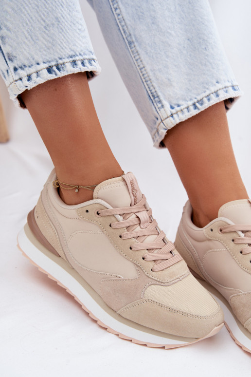 aus INildleder Sneakers Stilvollllschuhe Feminin McArthur MA2512IN Beige