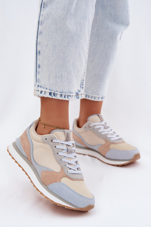 Blaue Damen-Sneaker aus Wildleder McArthur MA2512IN