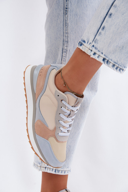 Blaue Damen-Sneaker aus Wildleder McArthur MA2512IN