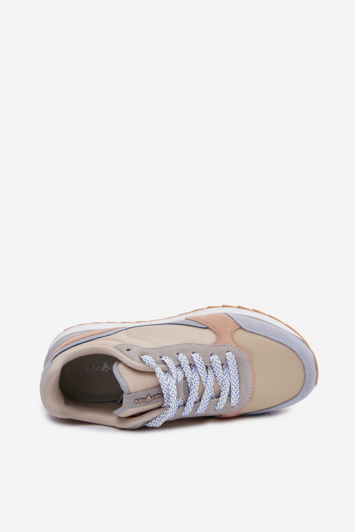 Blaue Damen-Sneaker aus Wildleder McArthur MA2512IN