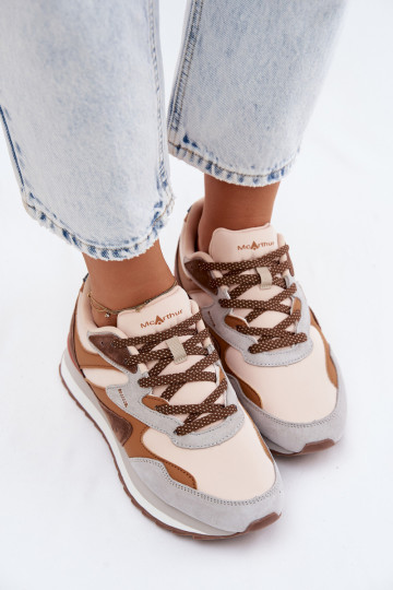 Sneakers Stilvollllschuhe Feminin aus INildleder McArthur MA253IN braune Farbe
