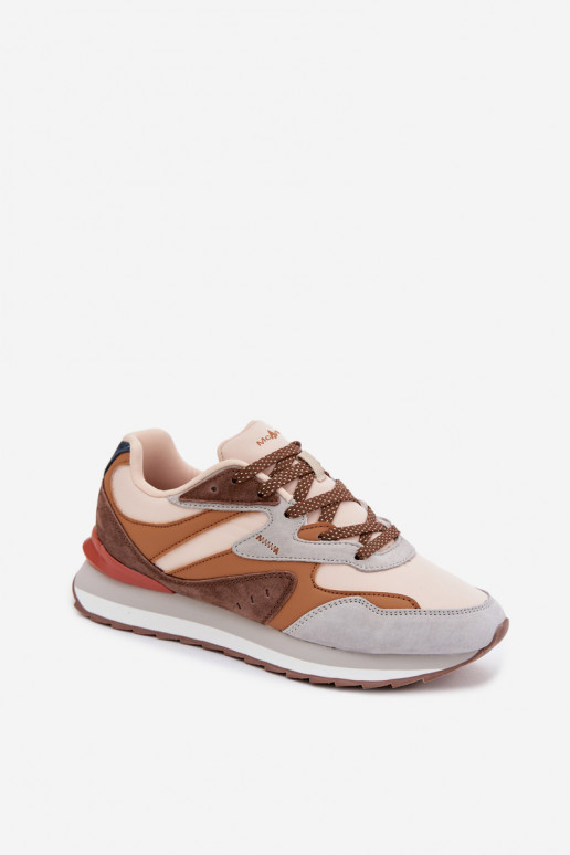 Braune Damen-Sneaker aus Wildleder McArthur MA253IN