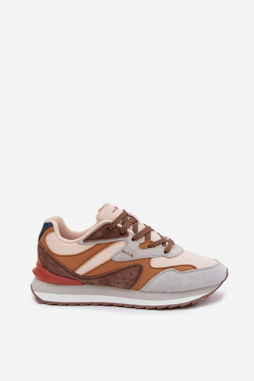 Braune Damen-Sneaker aus Wildleder McArthur MA253IN