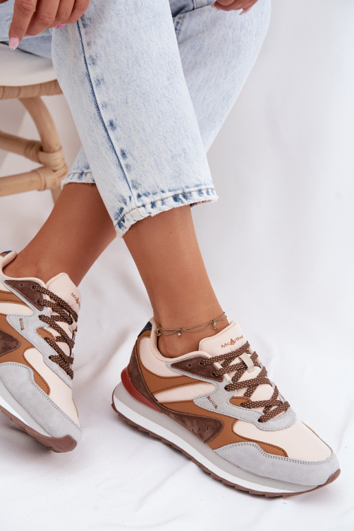 Sneakers Stilvollllschuhe Feminin aus INildleder McArthur MA253IN braune Farbe