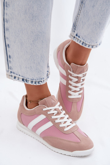 Rosa Damen-Sport Schuhe aus Wildleder McArthur MA258IN