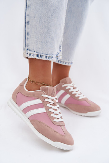 aus INildleder Sneakers Stilvollllschuhe Turnschuhe Feminin McArthur MA258IN pinke Farbe 2