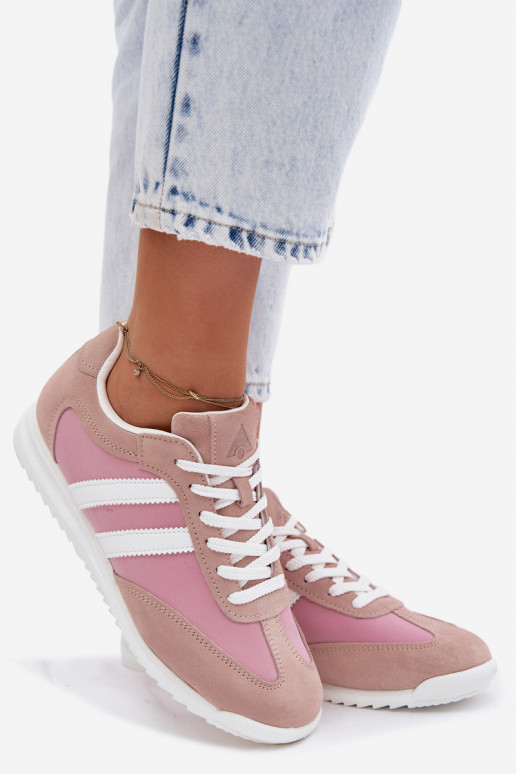 Rosa Damen-Sport Schuhe aus Wildleder McArthur MA258IN