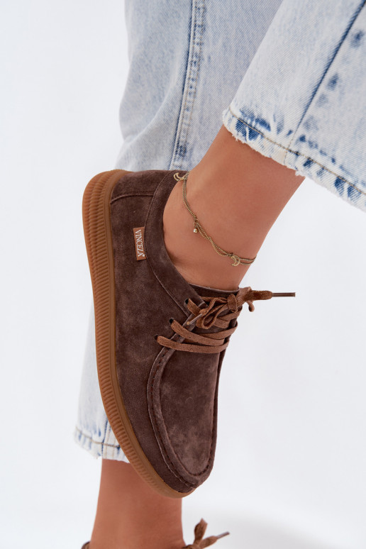 SchuheErmöglichtturalnego aus INildlederu Vinceza 95391 braune Farbe