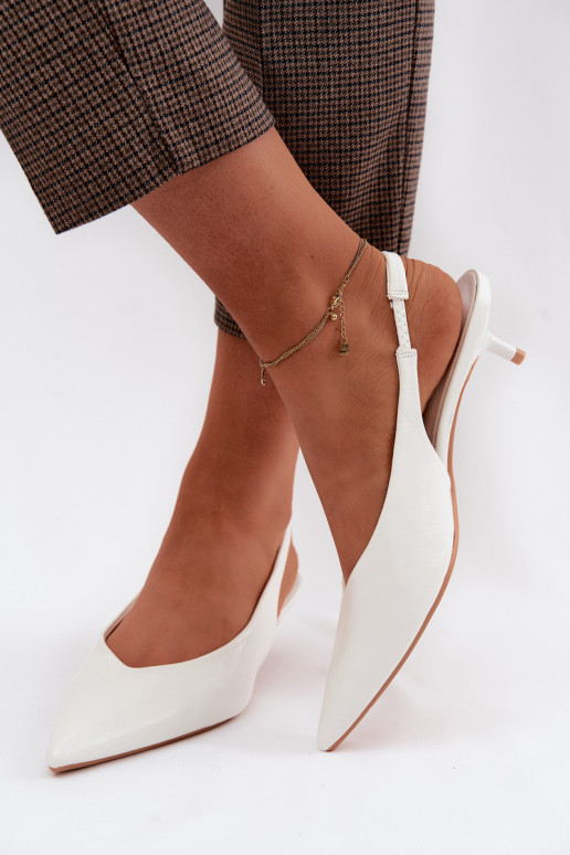 Lackierte Sandalen für DamenImitacji Skóry mit Absätzen Zueiße Farbe Averelle