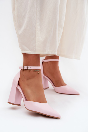Schuhe mit AbsätzenImitacji Skóry pinke Farbe Selvra 2