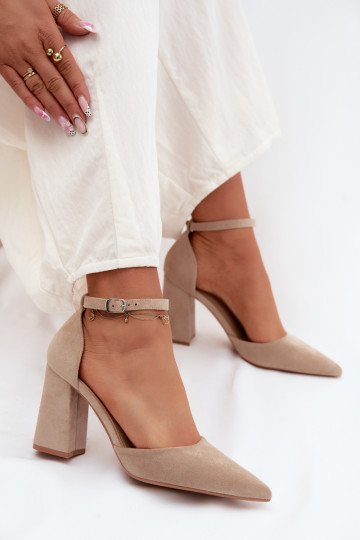 Schuhe mit AbsätzenImitacji aus INildlederu Beige Selvra