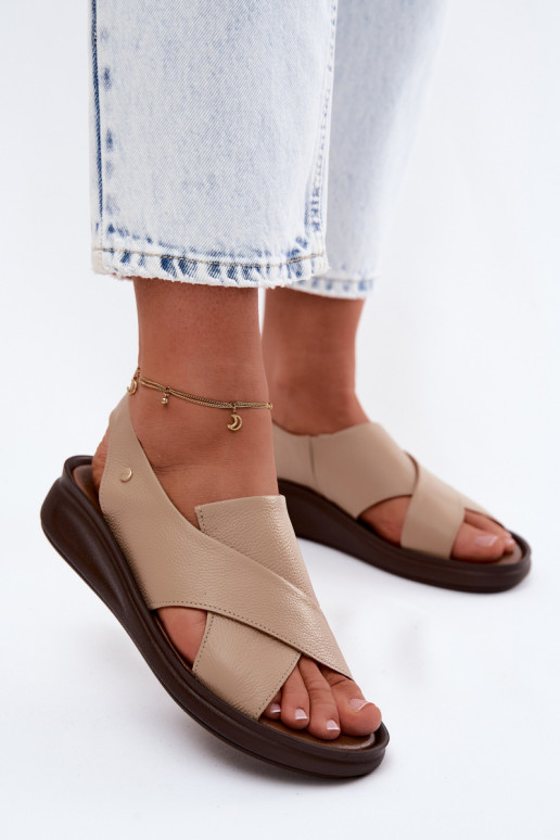 Zazoo 40392 Damen-Sandalen in Cappuccino