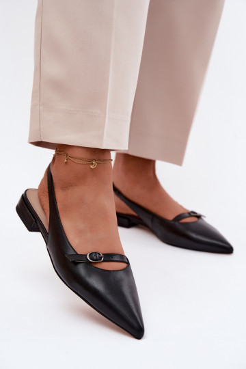 Damensandalen mit breiten Absätzen Es mussciejka K7449-01 schZuarze Farbe 2