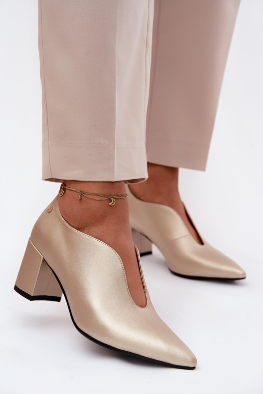 Damen Schuhe mit Absätzen Tai turiciejka K7469-26 gold
