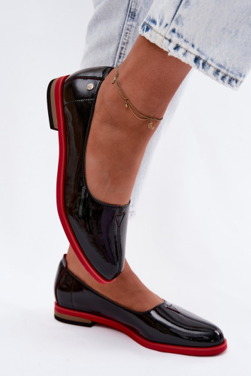 Lack ballerinas Tai turiciejka K7463-01 schwarz