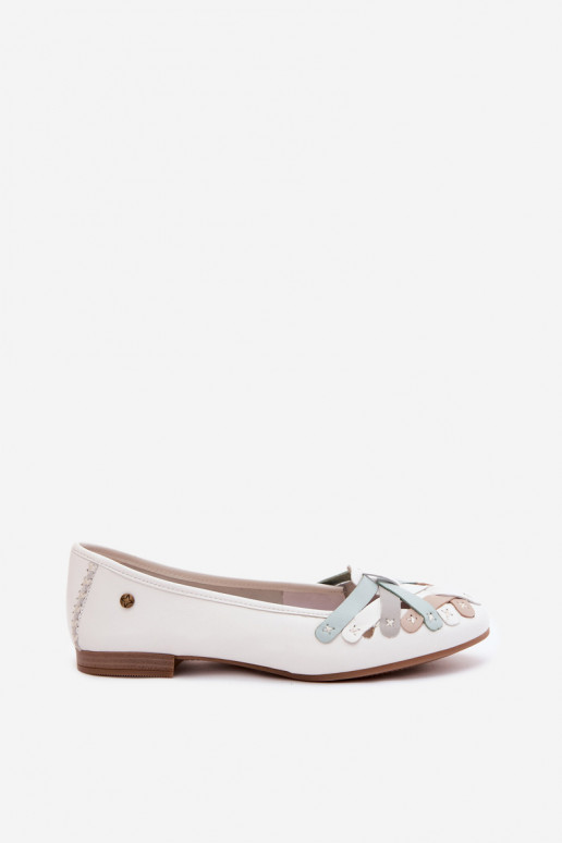 Ballerinas Tai turiciejka P7542-11 weiß